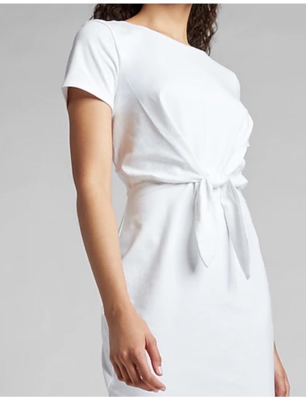 Express Tie Front Dress